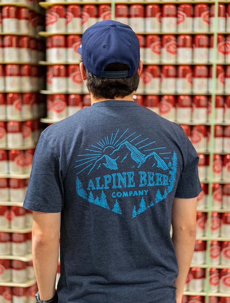 Hand Drawn Tee Navy