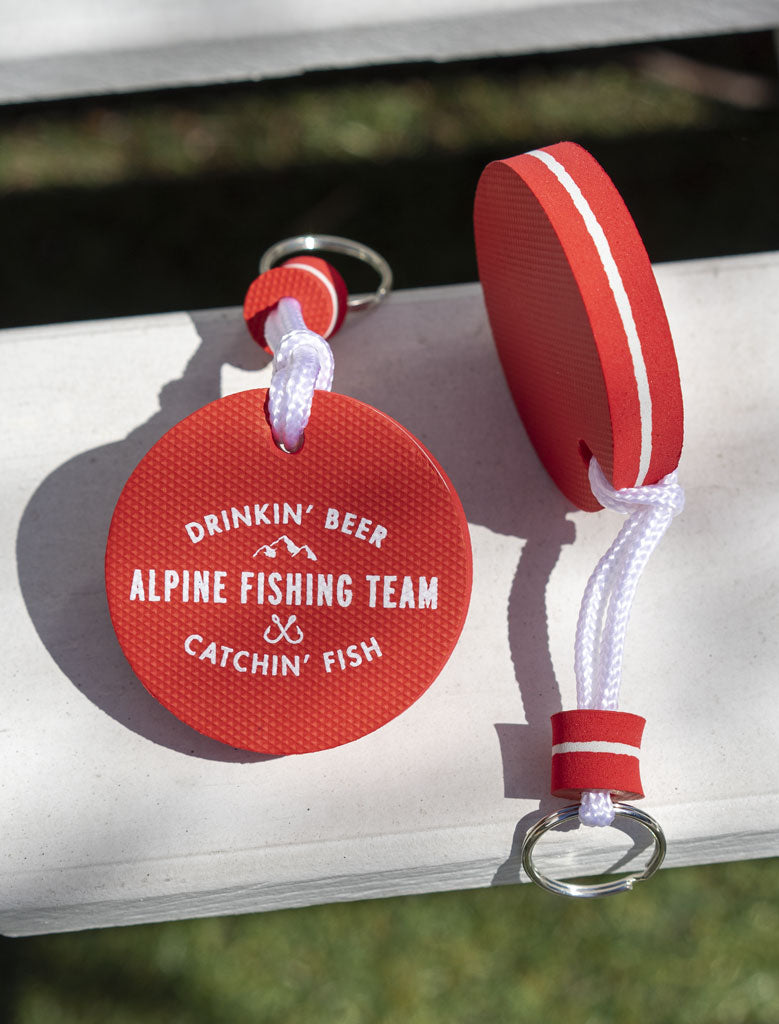 Alpine Fishing Team Boat Keychain